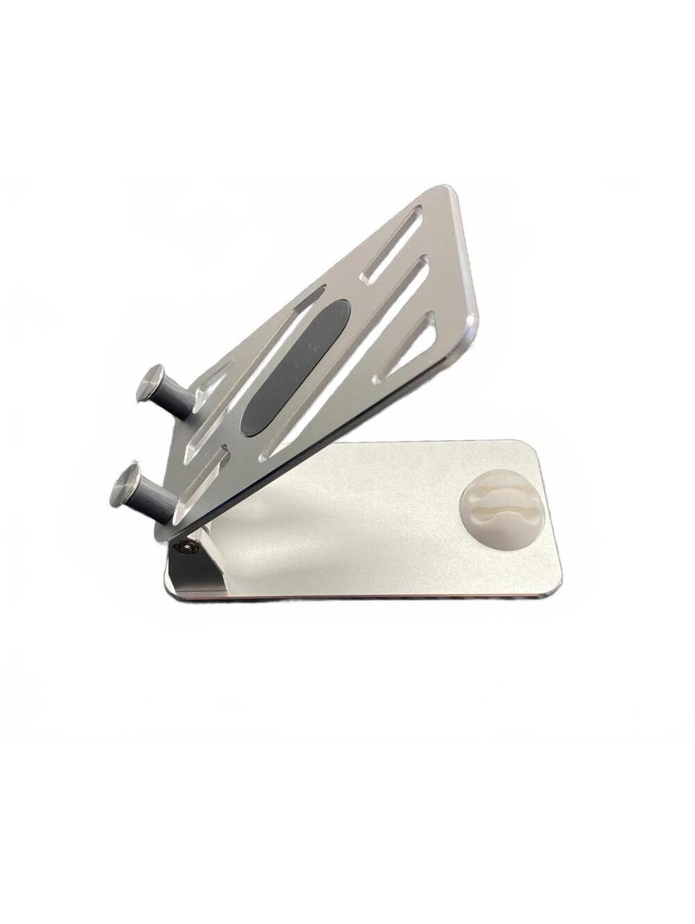 Aluminum phone stand fully adjustable with Cable management